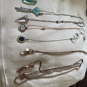 ALEX AND ANI Elegant Silver and Gold Women's Necklace Set